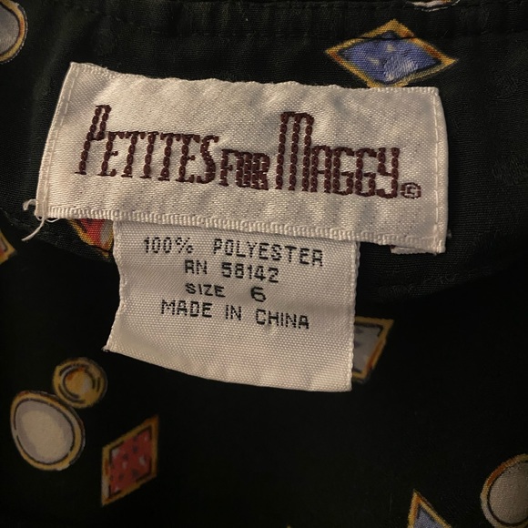 Vintage 80’s Peplum Jacket Skirt Set XS - Picture 2 of 8